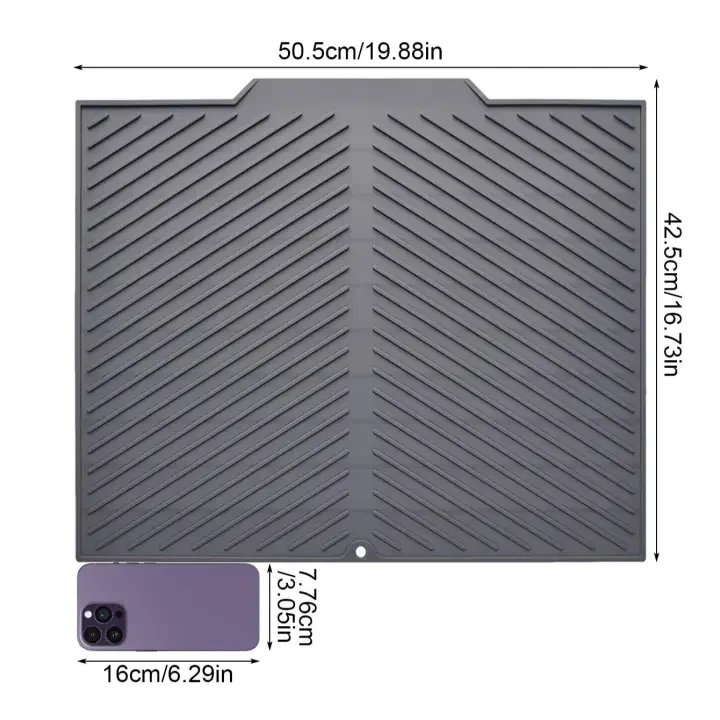 สีเทา / ขนาดใหญ่【42.5*50.5 ซม.】
