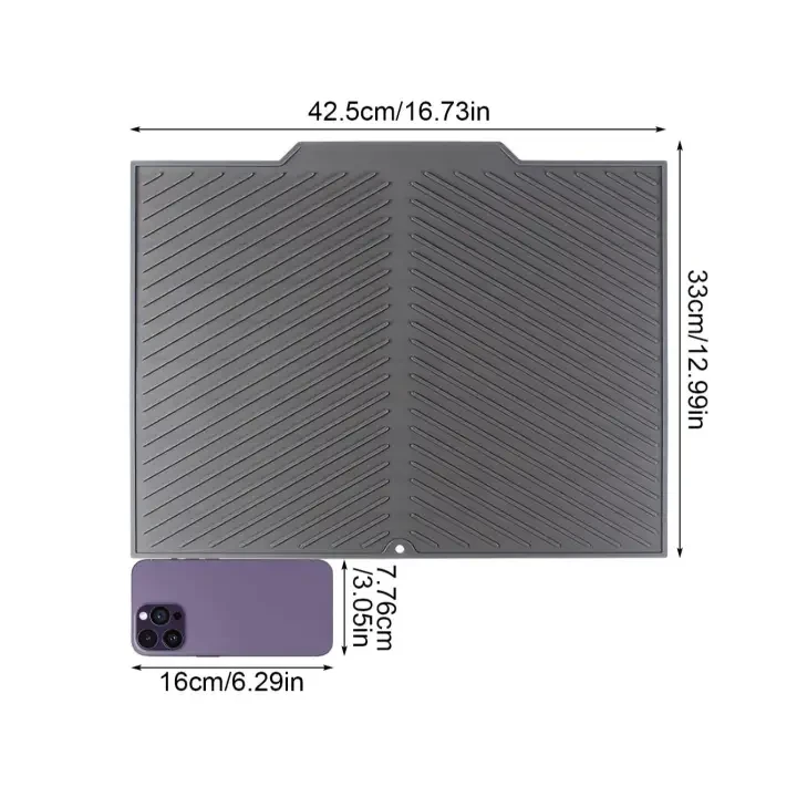 สีเทา / ขนาดกลาง 【33*42.5 ซม.】