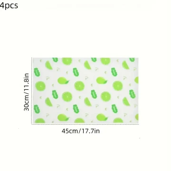 มะนาวเขียว / 45*30 ซม. (บรรจุ 4 ชิ้น)