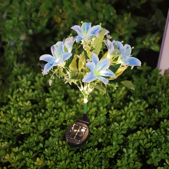 Luz cálida / Lirio [azul]