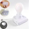 Lámpara de noche LED con cuerda sin cables alimentada por batería montaje adhesivo sin necesidad de perforar ideal para cabecera de cama escritorio o armario 3