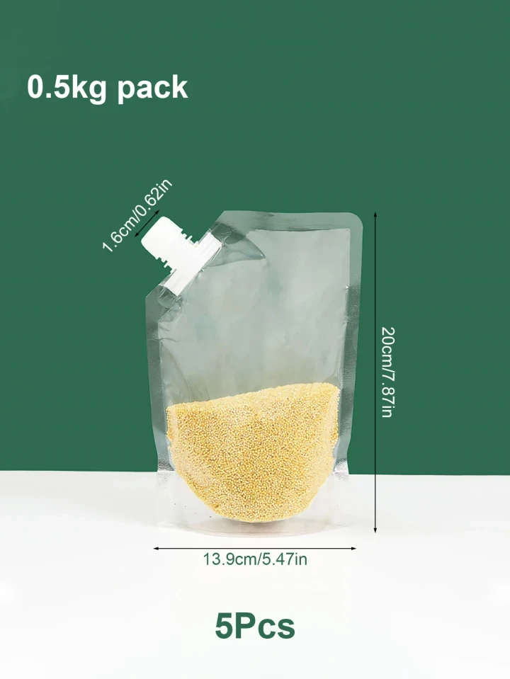 Transparent color / 1 jin - 5 pieces per pack
