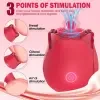 Vibrador de succión en forma de rosa para mujeres, 10 modos de succión, estimulador clitoriano, juguete erótico recargable en forma de rosa, masajeador de placer femenino, regalo romántico para mujeres, juguete sexual para mujeres 5
