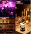 โคมไฟโต๊ะดีไซน์เกลียวพิเศษ 1 ชิ้น พร้อมโคมไฟ LED สีอุ่น 3 สีปรับได้ผ่าน USB เหมาะสำหรับตกแต่งหัวเตียงในห้องนอน ห้องรับแขก ห้องทำงาน และห้องพักโรงแรม 10