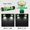 โคมไฟอ่านหนังสือแบบชาร์จได้ ไฟฉาย LED แบบไม่ต้องถือ โคมไฟแขวนคอ โคมไฟอ่านหนังสือที่เตียง โคมไฟทำงานพกพาพร้อมแม่เหล็ก เหมาะอย่างยิ่งสำหรับการ露แคมและสถานการณ์ฉุกเฉินกลางแจ้ง 4