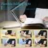 Lámpara de escritorio LED plegable recargable con control táctil y regulación de brillo luz de lectura cuidadosa para los ojos ideal para dormitorio estudio y viajes 9