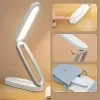 Lámpara de escritorio LED plegable recargable con control táctil y regulación de brillo luz de lectura cuidadosa para los ojos ideal para dormitorio estudio y viajes 3