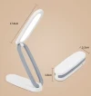 Lámpara de escritorio LED plegable recargable con control táctil y regulación de brillo luz de lectura cuidadosa para los ojos ideal para dormitorio estudio y viajes 2