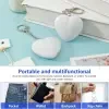 Heart LED Purse Light, Touch Sensor Rechargeable Handbag Lamp, Portable Keychain Night Light for Women, Romantic Gift for Valentine's Day & Christmas 10