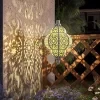 27.17-inch Outdoor Hanging Lantern - Metal Fixture, Perfect for Gardens, Patios, Porches, Lawns, and Decks - Removable Solar Panel, Oil-Rubbed Finish, Ceiling or Pendant Installation 6