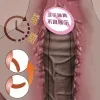Large-sized open-ended realistic male dildo, thickened and enlarged with ejaculation function, wolf tooth sleeve, couple adult sex toy 9