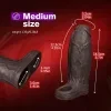 Large-sized open-ended realistic male dildo, thickened and enlarged with ejaculation function, wolf tooth sleeve, couple adult sex toy 2