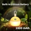Rechargeable LED camping lantern, portable camping light with 6 lighting modes, TYPE-C fast charging, adjustable brightness, suitable for outdoor camping, hiking, fishing, and emergency situations 3