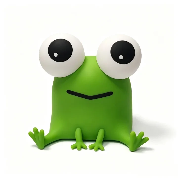 green / Frog Silicone Lamp