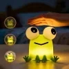 Lámpara nocturna para niños con forma de rana, lámpara de noche de silicona suave con 3 niveles de brillo, temporizador y recarga por USB – Luz cálida ideal para leer en el dormitorio del bebé, fiestas y regalos 4
