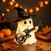 Lámpara decorativa de guitarra fantasma para Halloween, adecuada para adultos mayores de 18 años. Lámpara de escritorio LED con diseño divertido de fantasma, ideal como decoración para mesas del hogar, dormitorios, estudios, fiestas y regalo festivo. 5