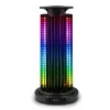 1 RGB grid-pattern sound-activated light with rechargeable lithium battery, 4D panoramic lighting, music rhythm effect, plastic desk lamp, button control, space-themed design, suitable for parties, bedrooms, living rooms, gatherings, plazas, and nighttime use 6