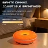 Lámpara de escritorio creativa con forma de donut, lámpara de cabecera con regulación continua de brillo, alimentación por USB, lámpara nocturna inteligente con control táctil y tres niveles de iluminación. Ideal para dormitorios, estudios, salas de estar o comedores, cafeterías. Decoración cálida y acogedora. 4