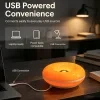 Lámpara de escritorio creativa con forma de donut, lámpara de cabecera con regulación continua de brillo, alimentación por USB, lámpara nocturna inteligente con control táctil y tres niveles de iluminación. Ideal para dormitorios, estudios, salas de estar o comedores, cafeterías. Decoración cálida y acogedora. 8