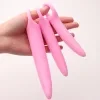 Crescent-shaped pull-string soft anal plug TPE rectal bead for women, self-pleasure SM anal dilation toy 3