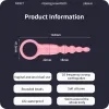 Vibrating anal bead plug, anal plug, prostate massager, anal sensitivity point vibrator, anal toy, adult sex toy (suitable for men, women, couples) 11