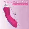 Finger vibrator sex toy, powerful 10-frequency mode vibration adult toy, anal clitoral G-spot nipple stimulation for pleasure and orgasm, mini female vibrator, couple or solo sex play toy 5