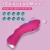 Finger vibrator sex toy, powerful 10-frequency mode vibration adult toy, anal clitoral G-spot nipple stimulation for pleasure and orgasm, mini female vibrator, couple or solo sex play toy 4