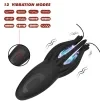 1-piece male sex toy, male masturbator, penis vibrator with 12 vibration modes and 7 electrostimulation modes, handheld vibrator featuring 8 tentacle beads, 360-degree wrap-around adult toy, unisex design 5