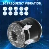 One, 10 vibration modes, 10 high-intensity vibration frequencies, USB rechargeable, multifunctional dual-head male vibrator, penis exerciser, realistic vaginal texture, male masturbator, for men's sexual pleasure 2