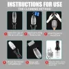 Vibrating Adjustable Rotating Digital Display Male Masturbation Device for Penis Stimulation and Exercise 4