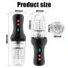 Vibrating Adjustable Rotating Digital Display Male Masturbation Device for Penis Stimulation and Exercise 2