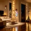 LED smart light, 800mAh USB rechargeable night light, wall-mounted lamp with dimming and motion sensor function, creative vase-shaped lamp, suitable for stairs, bedroom, cabinets, living room, and holiday Christmas decorations, wireless magnetic installation 4