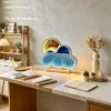 1pc LED Cloud LED Tunnel Light USB Powered, emits vibrant blue and bright yellow light, suitable for Eid, bedroom, wedding, birthday, party, gaming room, and home decor accessories, neon light decoration 3