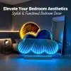 1pc LED Cloud LED Tunnel Light USB Powered, emits vibrant blue and bright yellow light, suitable for Eid, bedroom, wedding, birthday, party, gaming room, and home decor accessories, neon light decoration 5