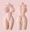 Juguete masturbador para adultos, consolador con forma de avión, muñeca realista con esqueleto y medio cuerpo, moldeado en forma de ano realista 4