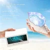 Lámpara de proyección Aurora con forma de concha marina, luz ambiental con ondas y olas del mar, ruido blanco incluye, regulación continua de intensidad luminosa, carga USB, proyección de colores, ideal para dormitorio, regalo perfecto para Navidad y Día de San Valentín 6
