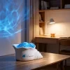 Lámpara de proyección Aurora con forma de concha marina, luz ambiental con ondas y olas del mar, ruido blanco incluye, regulación continua de intensidad luminosa, carga USB, proyección de colores, ideal para dormitorio, regalo perfecto para Navidad y Día de San Valentín 10