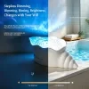 Lámpara de proyección Aurora con forma de concha marina, luz ambiental con ondas y olas del mar, ruido blanco incluye, regulación continua de intensidad luminosa, carga USB, proyección de colores, ideal para dormitorio, regalo perfecto para Navidad y Día de San Valentín 5