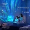 Lámpara de proyección Aurora con forma de concha marina, luz ambiental con ondas y olas del mar, ruido blanco incluye, regulación continua de intensidad luminosa, carga USB, proyección de colores, ideal para dormitorio, regalo perfecto para Navidad y Día de San Valentín 9