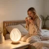 Cinta de luz LED RGB estilo nórdico moderno con control remoto - lámpara de escritorio de plástico alimentada por USB, ideal para dormitorios, salas de estar, oficinas y decoración de fiestas, con iluminación cálida y ajustable 6