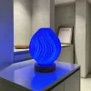Cinta de luz LED RGB estilo nórdico moderno con control remoto - lámpara de escritorio de plástico alimentada por USB, ideal para dormitorios, salas de estar, oficinas y decoración de fiestas, con iluminación cálida y ajustable 8