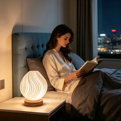 แถบไฟ LED RGB รูปแบบนอร์ดิกสมัยใหม่ควบคุมด้วยรีโมต - โคมไฟพลาสติกสำหรับโต๊ะทำงาน ใช้พลังงานจาก USB เหมาะสำหรับตกแต่งห้องนอน ห้องรับแขก สำนักงาน และงานปาร์ตี้ พร้อมแสงสีอบอุ่นที่ปรับได้ตามความต้องการ