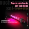 1pc USB Color-Changing Night Light, RGB Multicolor Ambient Lamp, Touch-Controlled Color-Shifting Flashing Night Light, Six-Color Rainbow Atmosphere Light, Multi-Color Changing Small Desktop Decorative Lamp. Compact and portable, this mini creative gift is ideal for car use, birthdays, bedroom lighting, camping, parties, dance clubs, and perfect as a birthday or Christmas holiday gift. 4