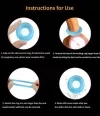 Men's Sperm Lock Ring, Multicolor Crystal Erotic Ring, Penis Restraint Ring for Couples, Silicone Delay Device, Penis Ring with Foreskin Cover 9