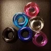 Men's Sperm Lock Ring, Multicolor Crystal Erotic Ring, Penis Restraint Ring for Couples, Silicone Delay Device, Penis Ring with Foreskin Cover 5