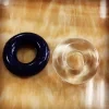 Men's Sperm Lock Ring, Multicolor Crystal Erotic Ring, Penis Restraint Ring for Couples, Silicone Delay Device, Penis Ring with Foreskin Cover 2
