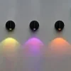 1 unidad de lámpara de pared moderna y sencilla con LED inalámbrica magnética, foco artístico para pared, escalera o piso, carga USB, compacta y portátil, control táctil con regulación de intensidad RGB, cabezal giratorio 350°, lámpara de lectura para cabecera de cama en dormitorio, lámpara de estudio para habitaciones compartidas, iluminación ambiental para fotografía y transmisiones en vivo, lámpara de techo miniatura para árboles, plantas o pinturas, adecuada para dormitorios, salas de estar, dormitorios universitarios, mesas de comedor, entre otros espacios. Ideal como regalo personalizado 4