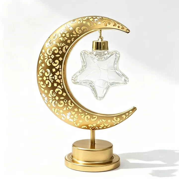 Modelo estrella / Colgante de luna de plástico