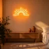 Sunrise Neon Sign, Orange Sunset LED Neon Wall Light with USB Power, Dimmable Silicone Neon Decor for Bedroom, Living Room, Office & Aesthetic Room Decor 6