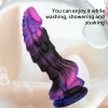 Starry Sky Irregular Shape Simulated Silicone Dildo, Thick and Long Female Masturbation Toy, Anal Plug for Anus Expansion 4